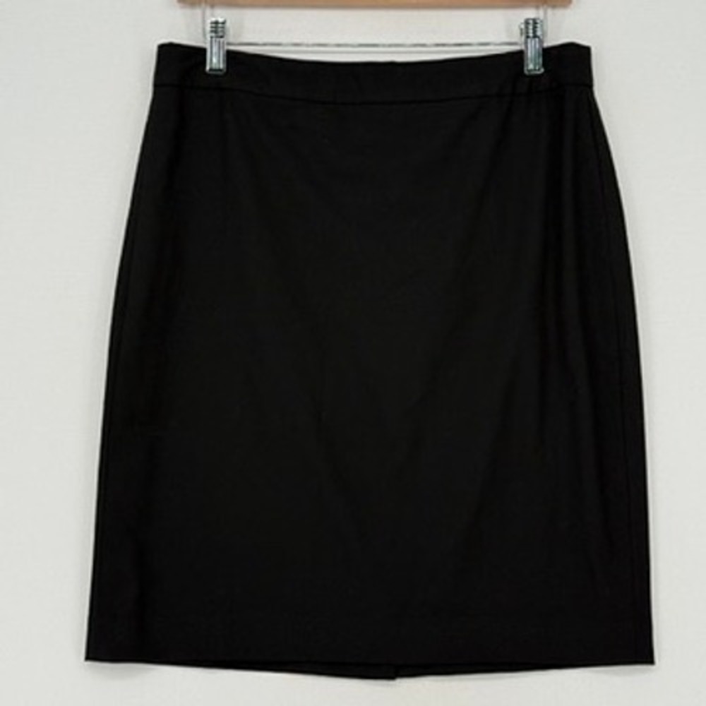 Banana Republic Pencil Skirt Womens 8 Petite Black Career Office Capsule Quiet